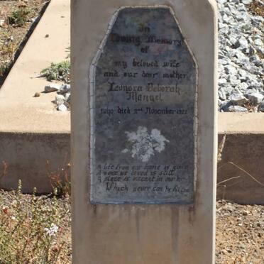 MANUEL Leonara Deborah -1922