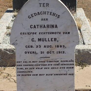 MULLER Catharina 1885-1912
