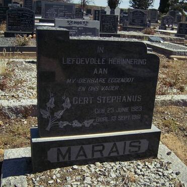 MARAIS Gert Stephanus 1923-1961