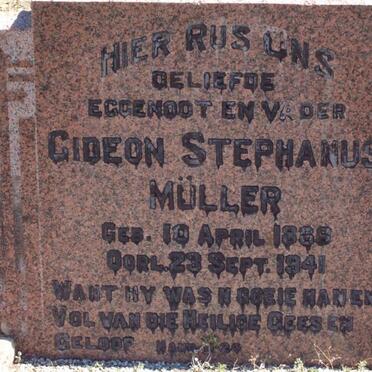 MULLER Gideon Stephanus 1866-1941