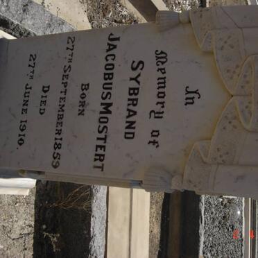 MOSTERT Sybrand Jacobus 1859-1910