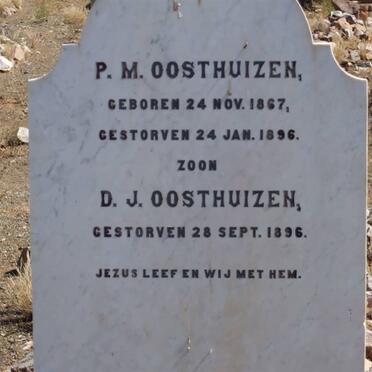 OOSTHUIZEN P.M. 1867-1896 :: OOSTHUIZEN D.J. -1896