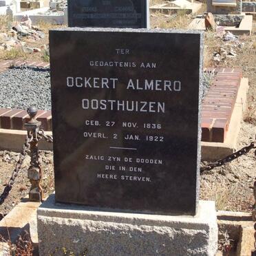 OOSTHUIZEN Ockert Almero 1836-1922