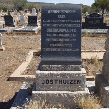 OOSTHUIZEN J.D.A. 1878-1957