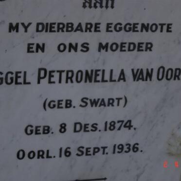 OORDT Maggel Petronella, van nee SWART 1874-1936