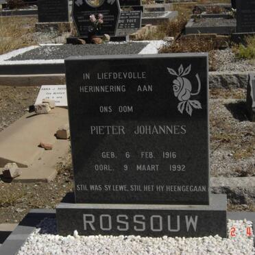 ROSSOUW Pieter Johannes 1916-1992
