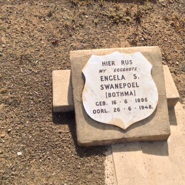 SWANEPOEL Engela S. nee BOTHMA 1895-1948