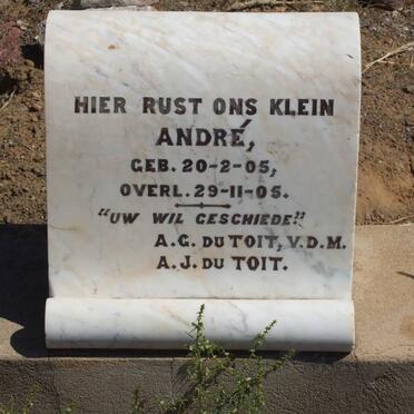 TOIT Andre, du 1905-1905