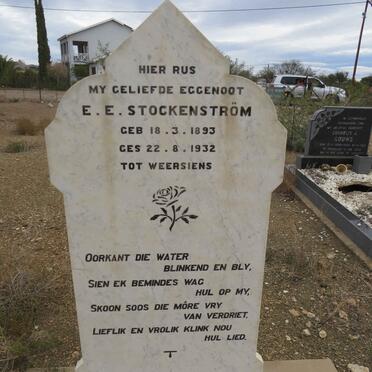 STOCKENSTROM E.E. 1893-1932