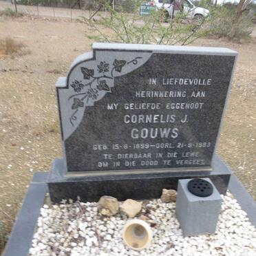 GOUWS Cornelis J. 1899-1983