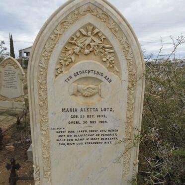 LOTZ Maria Aletta 1833-1909