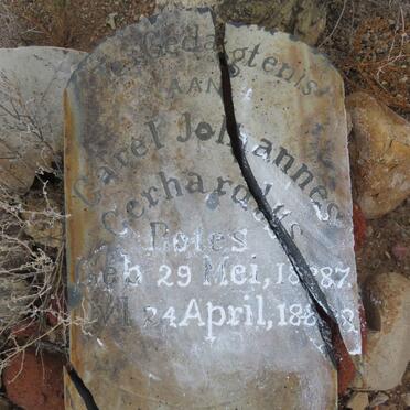 BOTES Carel Johannes Gerhardus 1887-1888