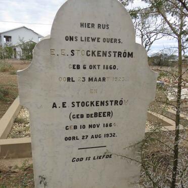 STOCKENSTROM E.E. 1860-1923 &amp; A.E. DE BEER 1864-1932