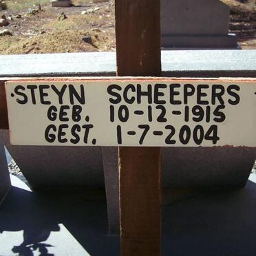 SCHEEPERS Steyn 1915-2004