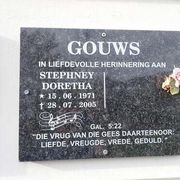 GOUWS Stephney Doretha 1971-2005