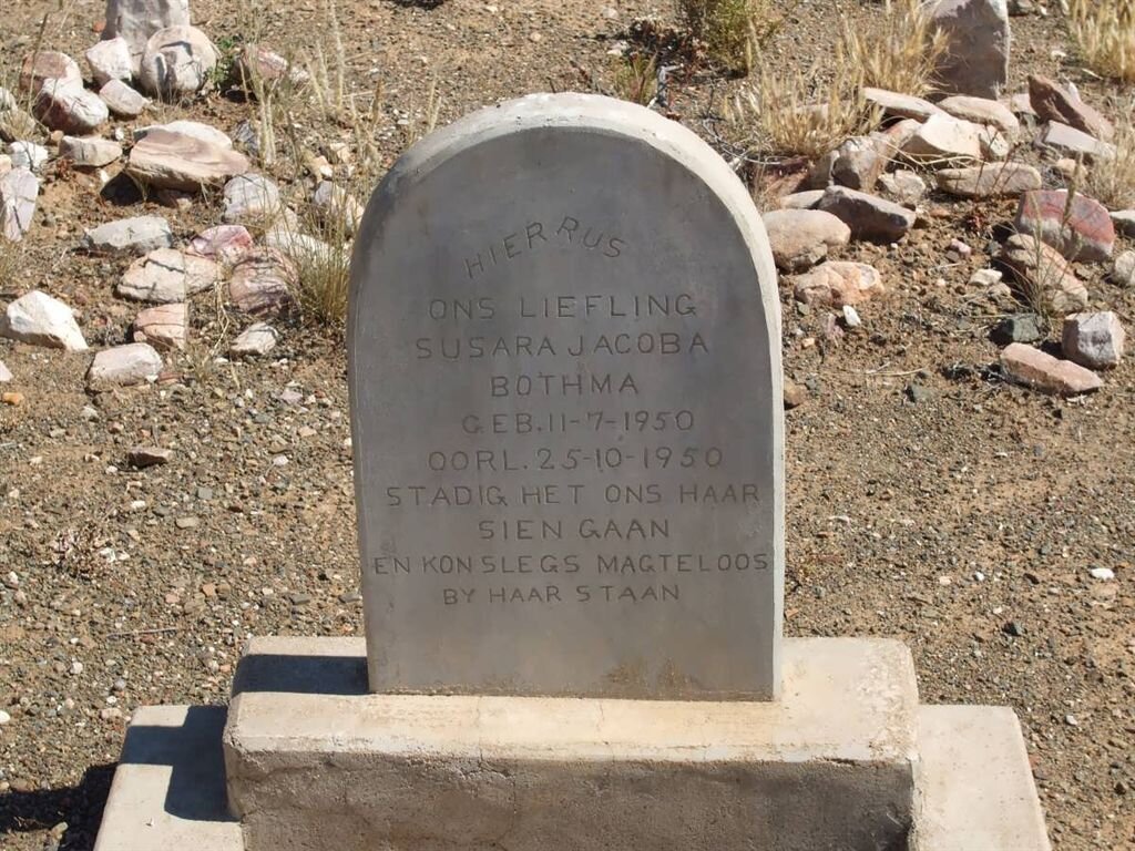 BOTHMA Susara Jacoba 1950-1950