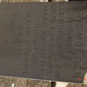 BOTES C.W.C. 1860-1940