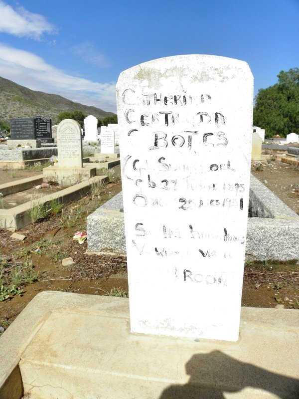 BOTES Catherina Gertruida 1895-1951