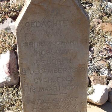 ROSSOUW Gabriel Johannes 1822-1907
