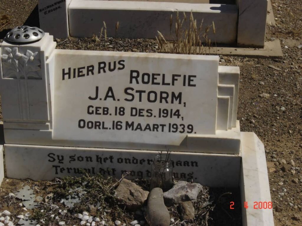 STORM R.J.A. 1914-1939