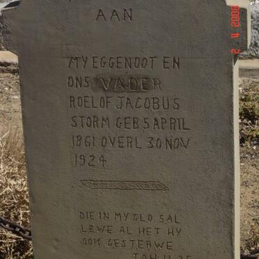 STORM Roelof Jacobus 1861-1924