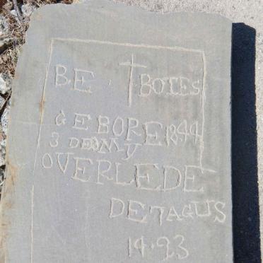 BOTES B.E. 1844-1893