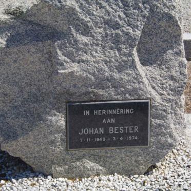 BESTER Johan 1943-1974