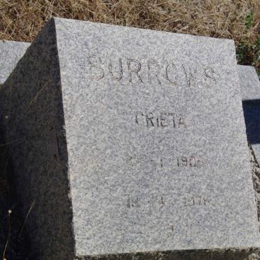 BURROWS Grieta 190?-1975