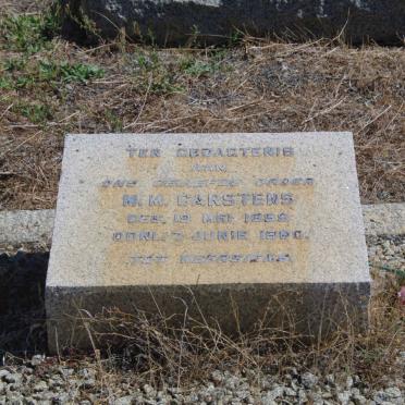 CARSTENS M.M. 1959-1980