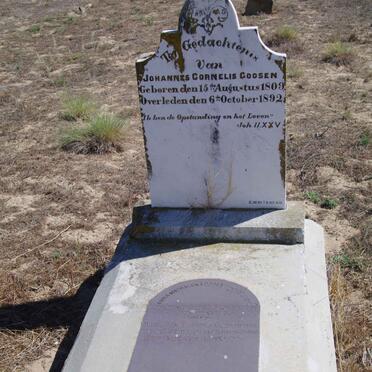 GOOSEN Johannes Cornelis 1809-1892