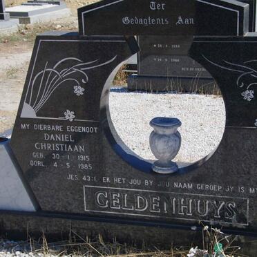 GELDENHUYS Daniel Christiaan 1915-1985