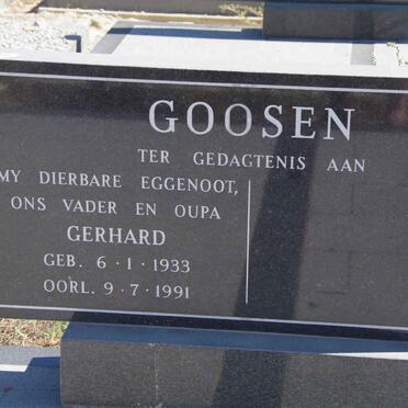 GOOSEN Gerhard 1933-1991