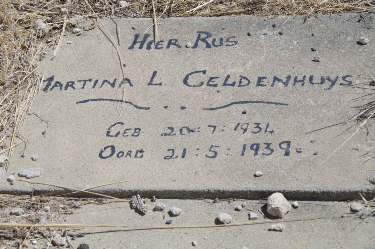 GELDENHUYS Martina L. 1934-1939