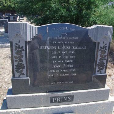 PRINS Izak 1895-1967 &amp; Gertruida L. 1898-1057