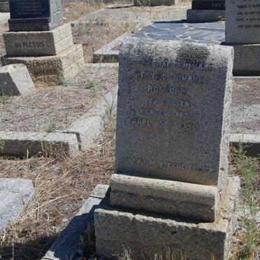 ROSSOUW Hester Johanna nee GOOSEN 1870-1935