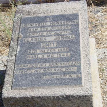 SMIT Claudia Josina 1922-1945