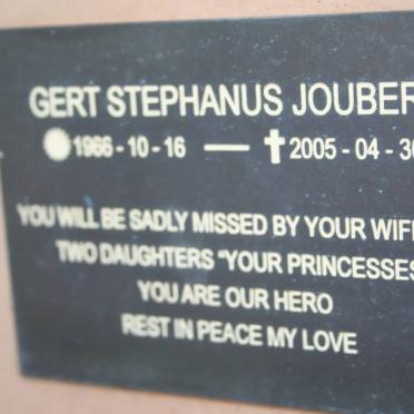 JOUBERT Gert Stephanus 1966-2005