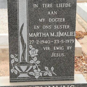 GILDENHUYS Martha M.J. 1940-1979