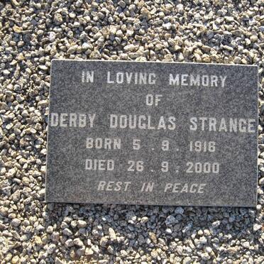 STRANGE Derby Douglas 1916-2000 :: STRANGE Frank -1930