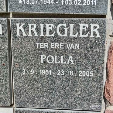 KRIEGLER Polla 1951-2005