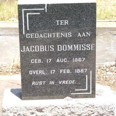 DOMMISSE Jacobus 1867-1887