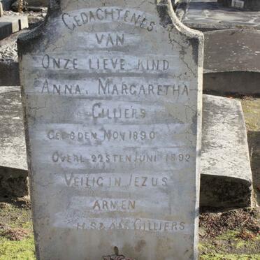 CILLIERS Anna Margaretha 1890-1892