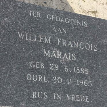 MARAIS Willem Francois 1885-1965