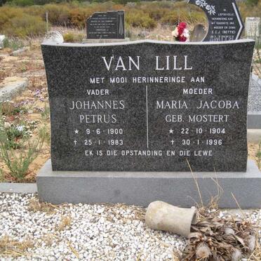 LILL Johannes Petrus, van 1900-1983 &amp; Maria Jacoba MOSTERT 1904-1996