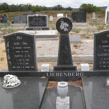 LIEBENBERG Alwyn J.N. 1902-1987 &amp; Elizabeth H.J. 1910-1998