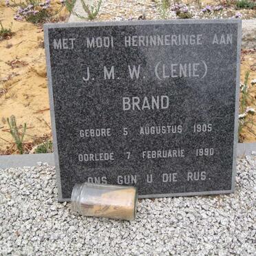 BRAND J.M.W. 1905-1990
