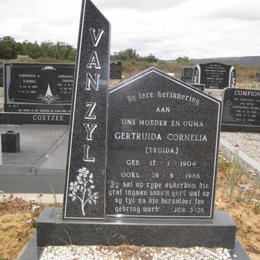 ZYL Gertruida Cornelia, van 1904- 1986