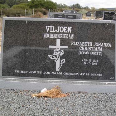 VILJOEN Elizabeth Johanna Christina nee SMIT 1933-2008