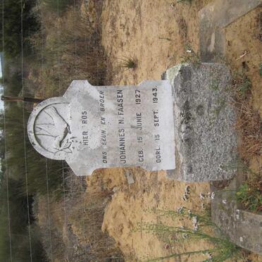 FAASEN Johannes N. 1927-1943