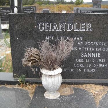 CHANDLER Sannie 1932-1984